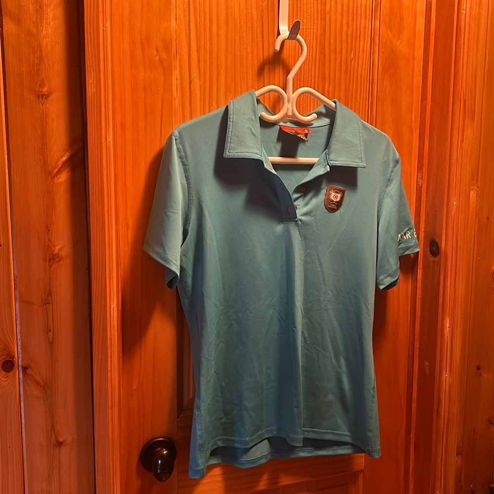 ASMAR EQUESTRIAN -  Teal Polo Shirt / Casual
- LG